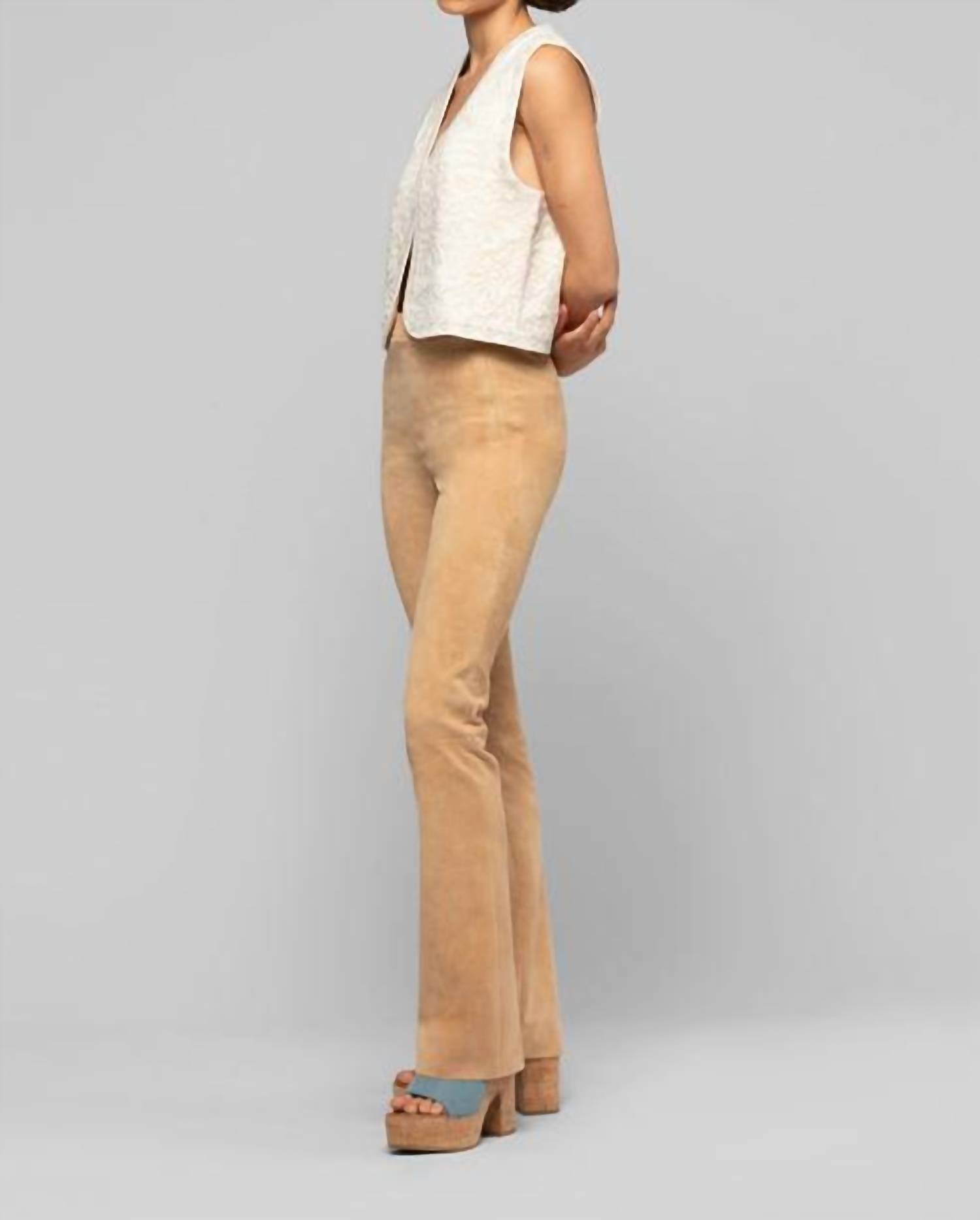Beyina Flare Suede Pants