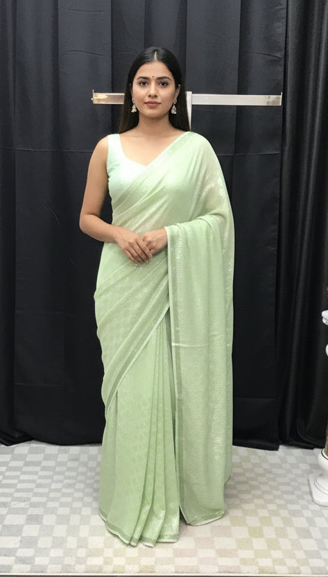 Sequin saree