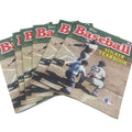 6 Vintage 1984 Edition Topps Chewing Gum Baseball Collectible Sticker Books