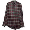 NorthWest Territory Mens XL Long Sleeve Plaid Button Down Shirt w Front Pockets