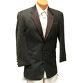 Chaps Ralph Lauren MISSING BUTTONS 40R GRAY Tuxedo Jacket Wedding Prom Costume