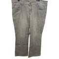 Faded Glory Size 18 Petite Boot Cut Light Gray Straight Leg Stretch Denim Jeans