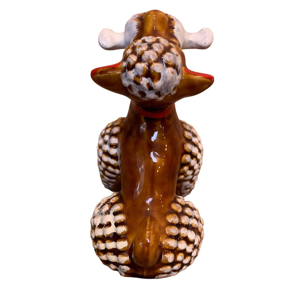 Vintage Made in Japan Souvenir of Kansas City MO Ceramic Dog Figurine Statue