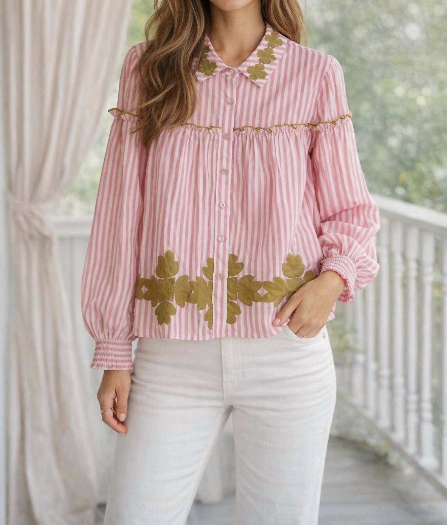 Frankie Button Down Blouse