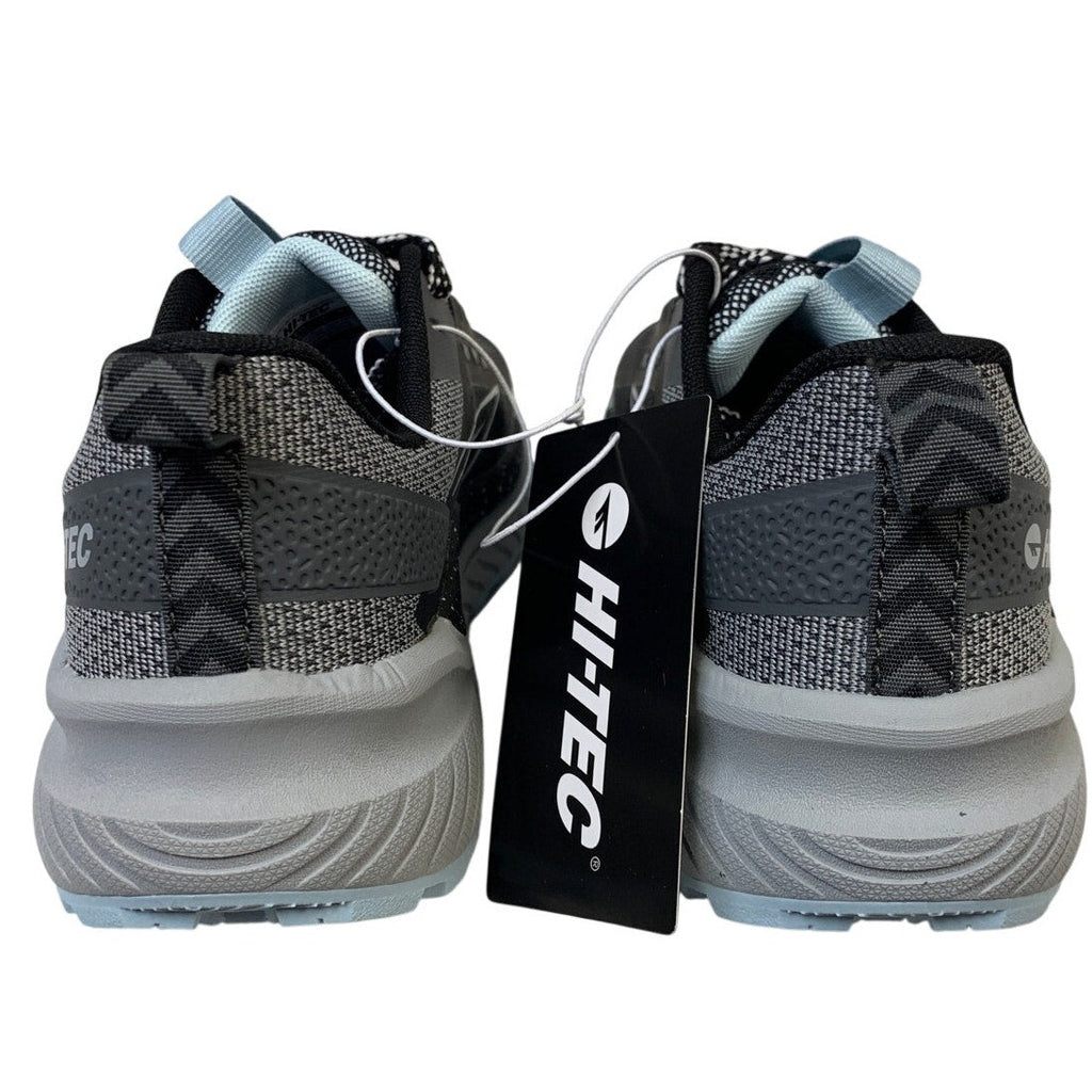 New In Box Hi-Tec Womens Size 6 Black Gray Lace Up Comfort Athletic Shoes