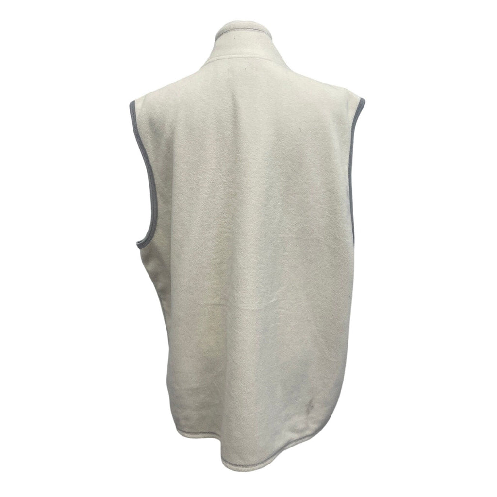Club Room Mens XXL 100% Polyester Full Zip Sleeveless Collared Fleece Vest