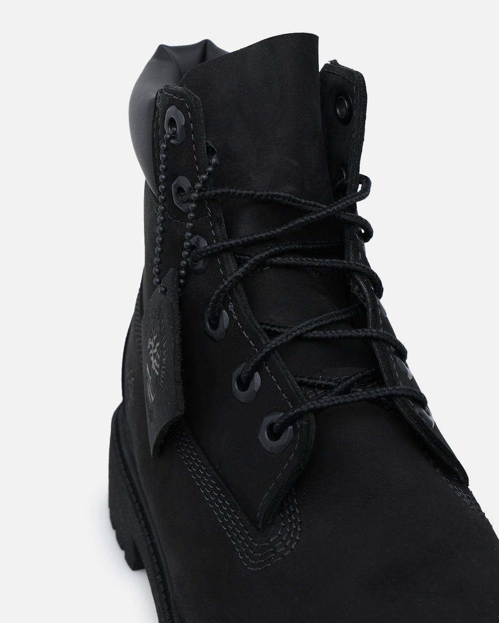 Timberland Kids' 6-Inch Premium Waterproof Boot Black Nubuck 2