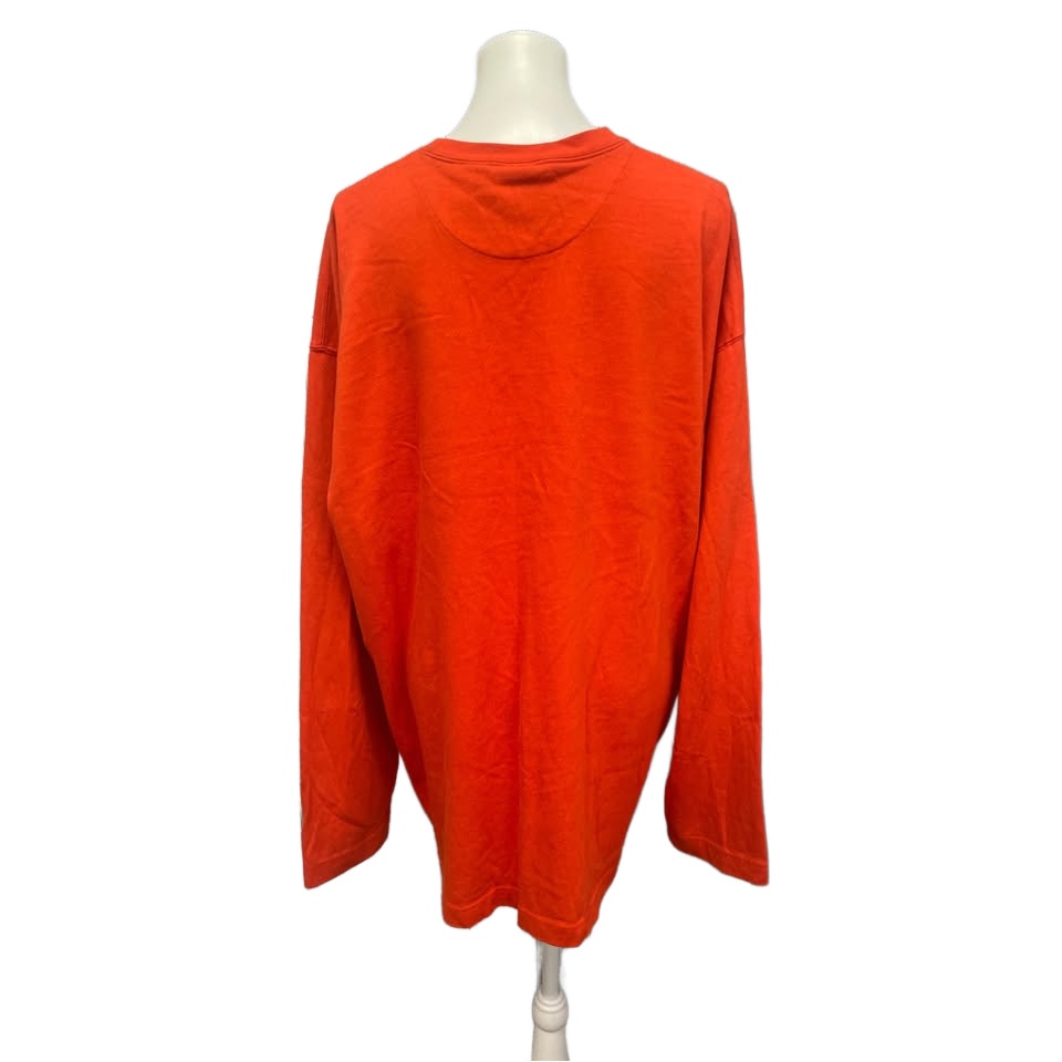 GAP Mens XXL 100% Cotton Striped Long Sleeve Crew Neck Heavy Tee Shirt