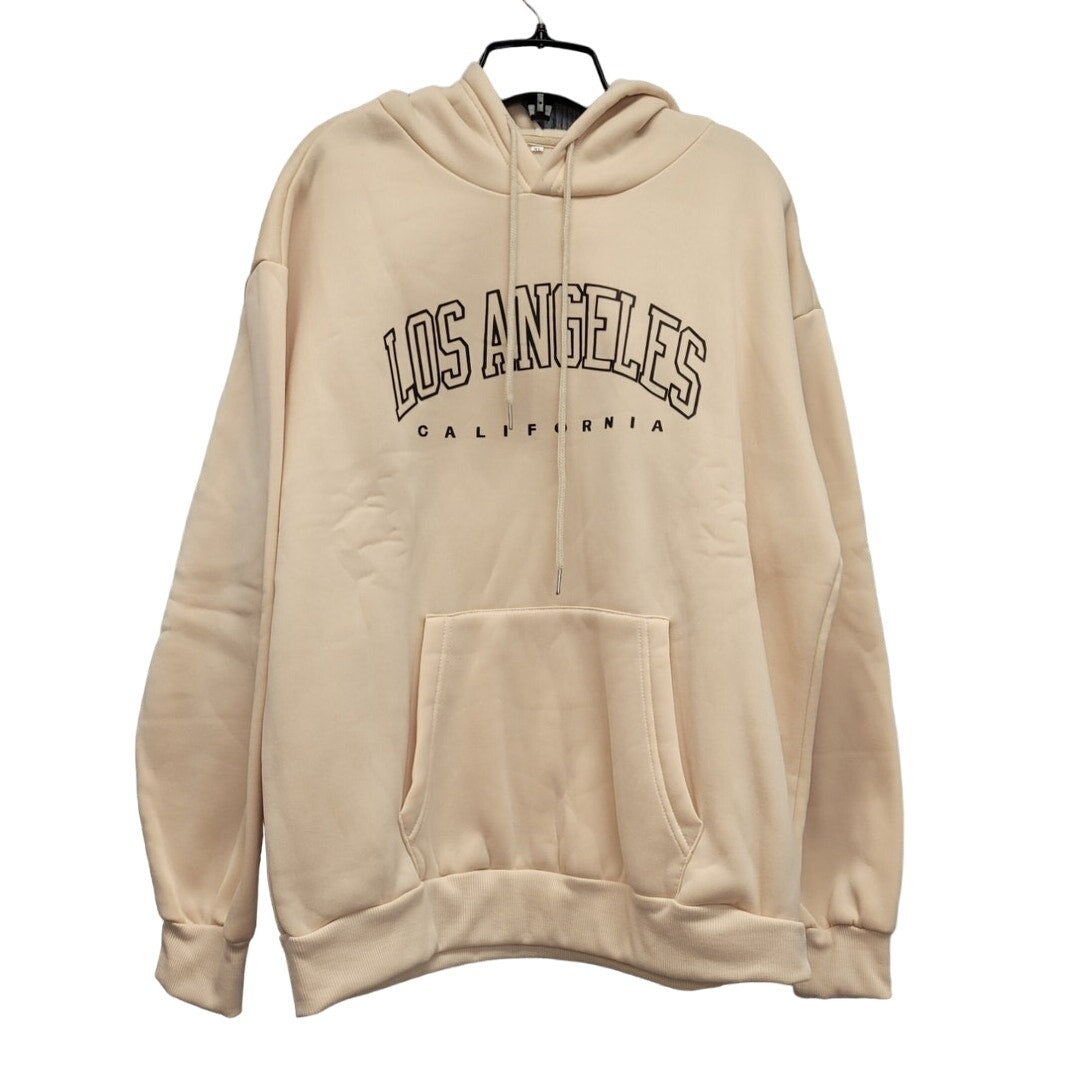 Los Angeles California Womens XL 100% Polyester Hooded Long Sleeve Hoodie