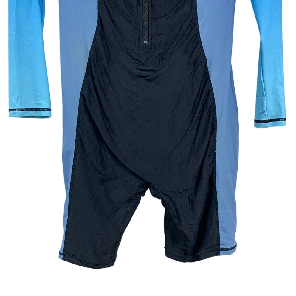 Halcurt Womens Medium One Piece Rash Guard Modest Swimsuit w Built in Bra