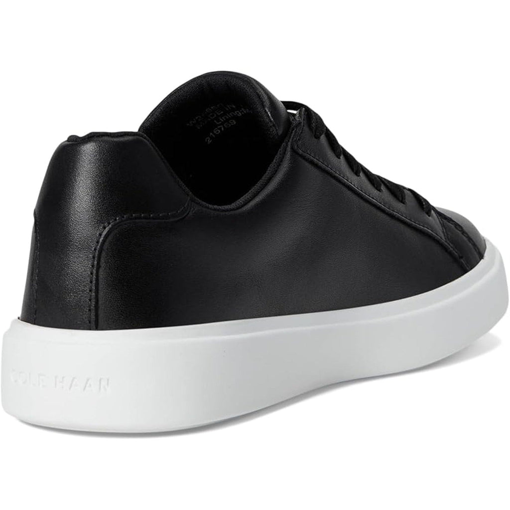 New Cole Haan Womens Size 8.5 Black Leather Lace Up Grand Court Daily Shoes