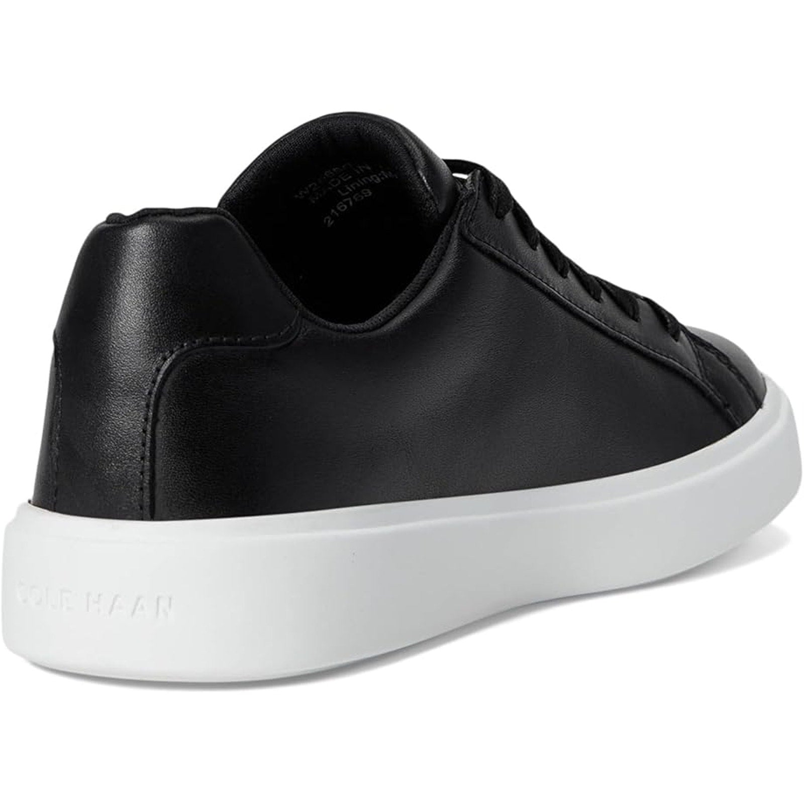 New Cole Haan Womens Size 8.5 Black Leather Lace Up Grand Court Daily Shoes