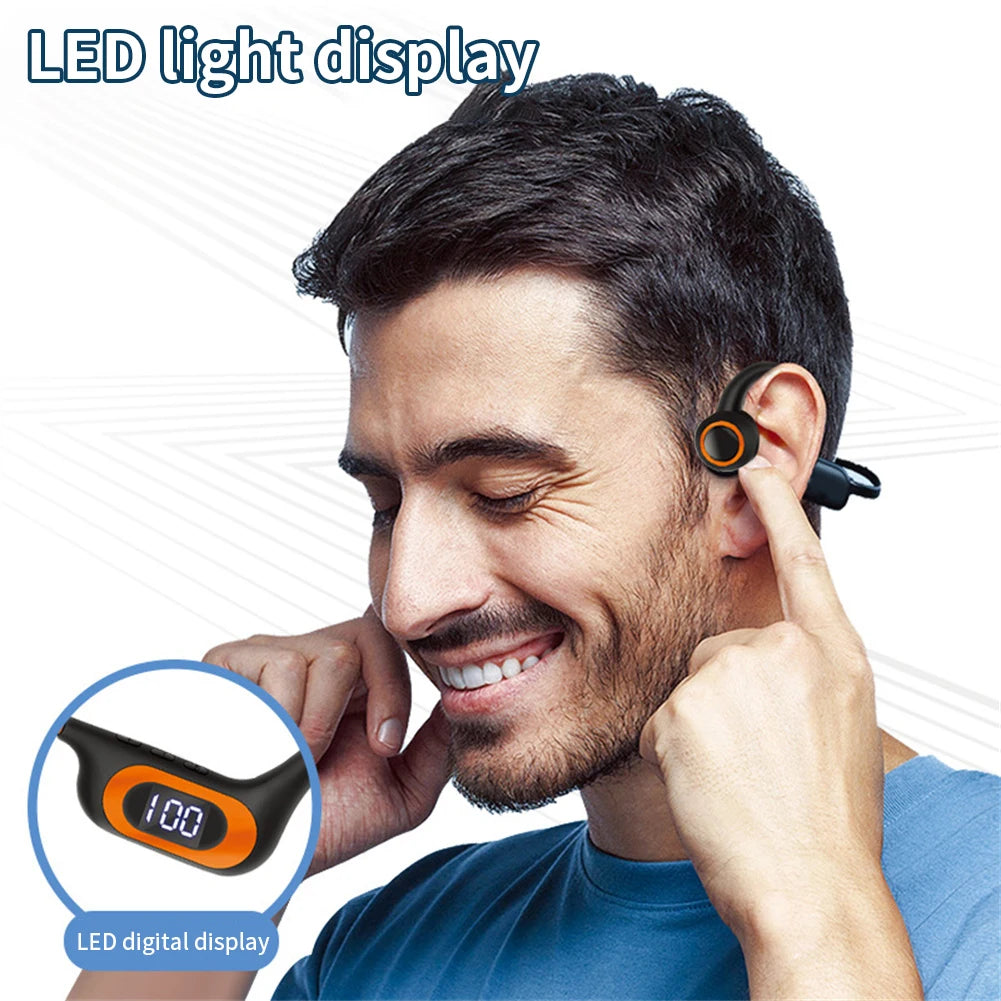AKZ-G3 Bone Conduction Second Generation Air Conduction Earphones Wireless Bluetooth Earphones Sports Running