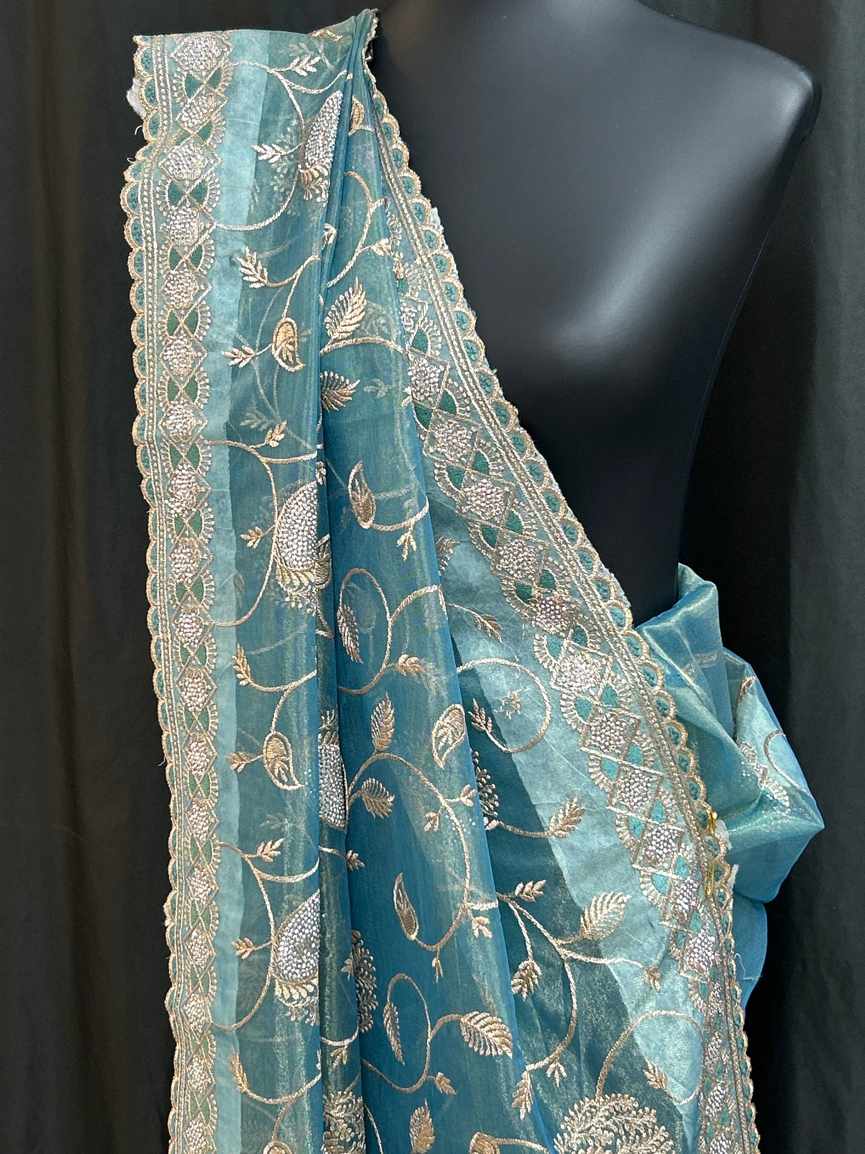Tissue silk saree