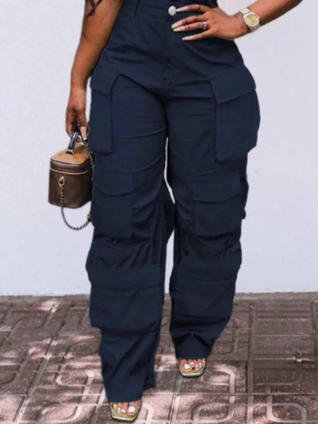 Tube Snap Down : Cargo Jumpsuit