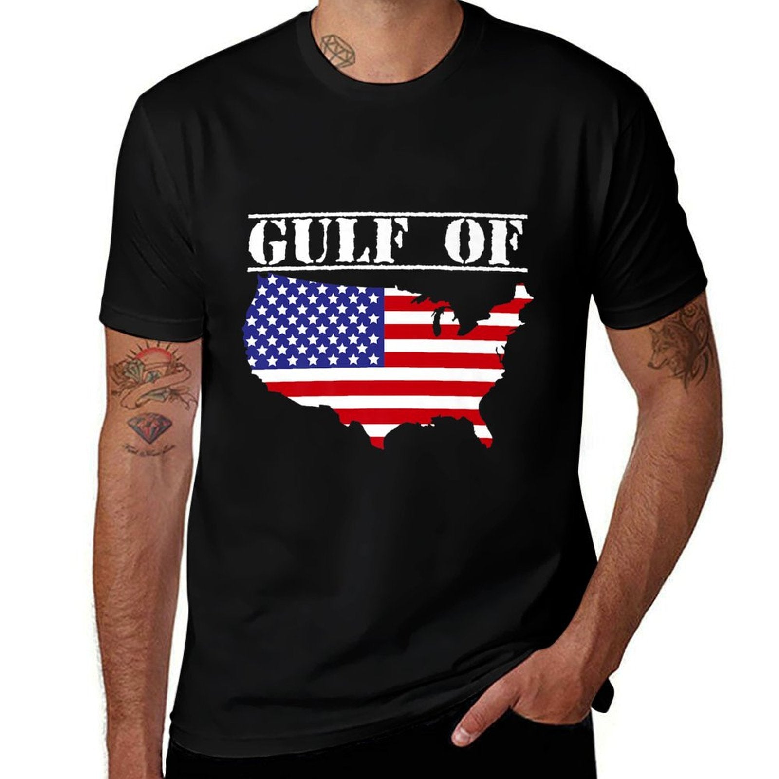 Gulf of United States of America Premium Graphic-printed T-Shirt