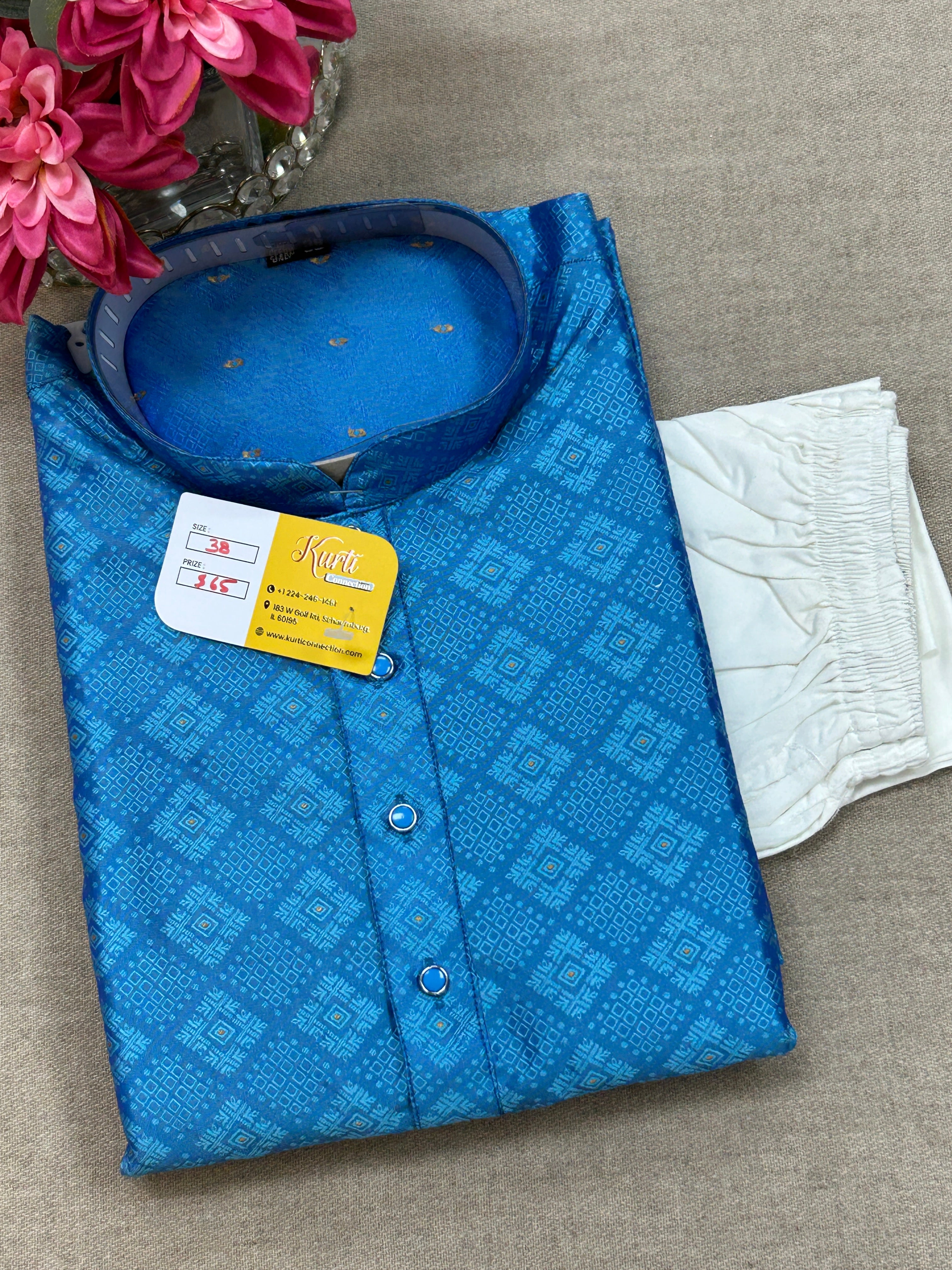 Silk kurta pajama set