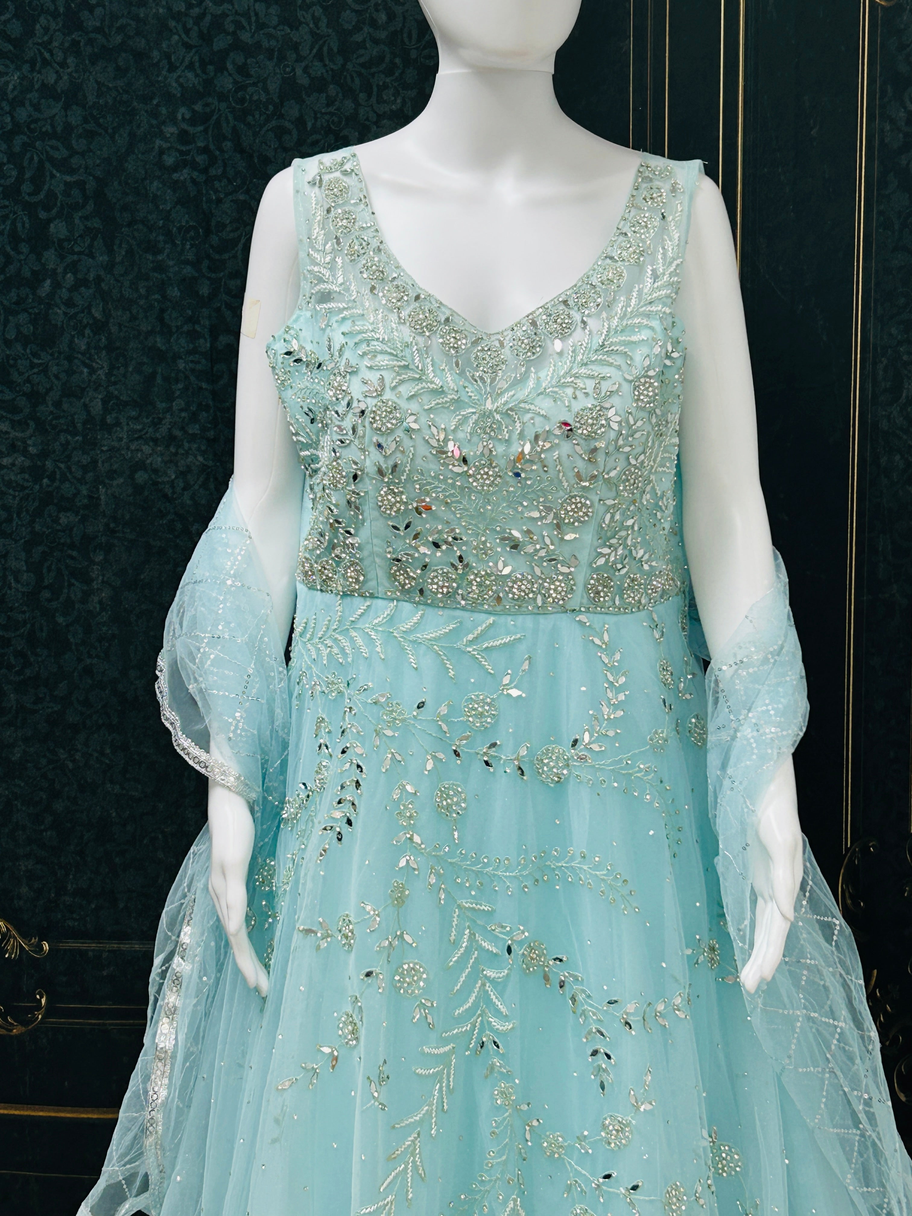 Party wear long gown / Indo western