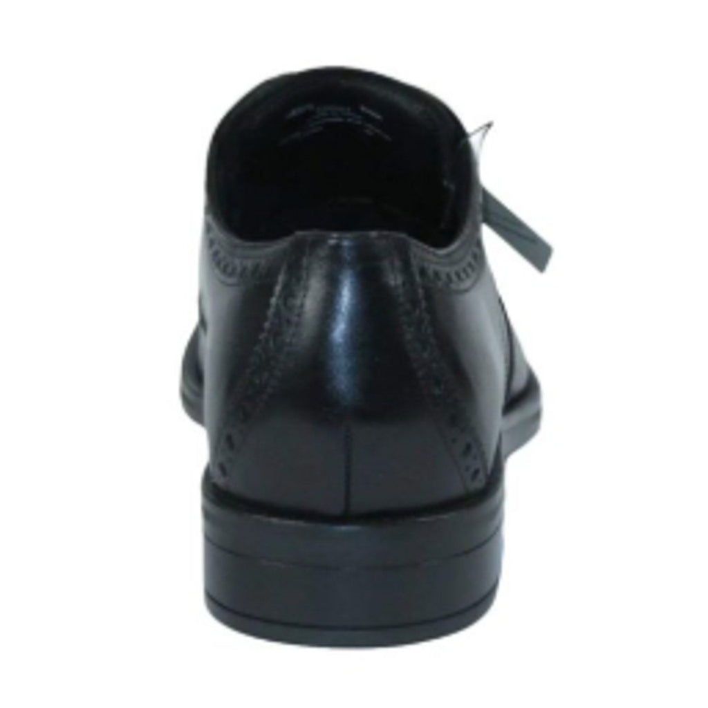 New In Box Cole Haan Men Size 8.5 Black Leather Lace Wing Oxford Grand 360 Shoes