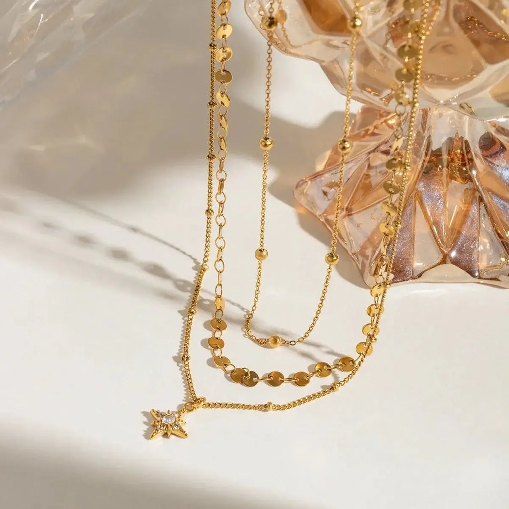 Stellar Drift Layered Necklace