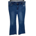 M Jeans by Maurices Womens 18W Regular Cotton Blend Mid Rise Denim Blue Jeans
