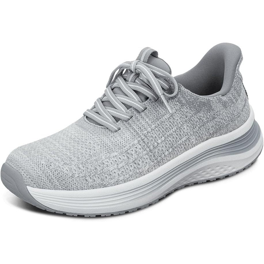 New Orthofeet Womens Size 9 Gray Lace Up Orthopedic Nira Slip-On Sneaker Shoes