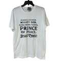 New Hand Printed Mens 2XL Wonderful Counselor Mighty God Jesus Christ Tee Shirt