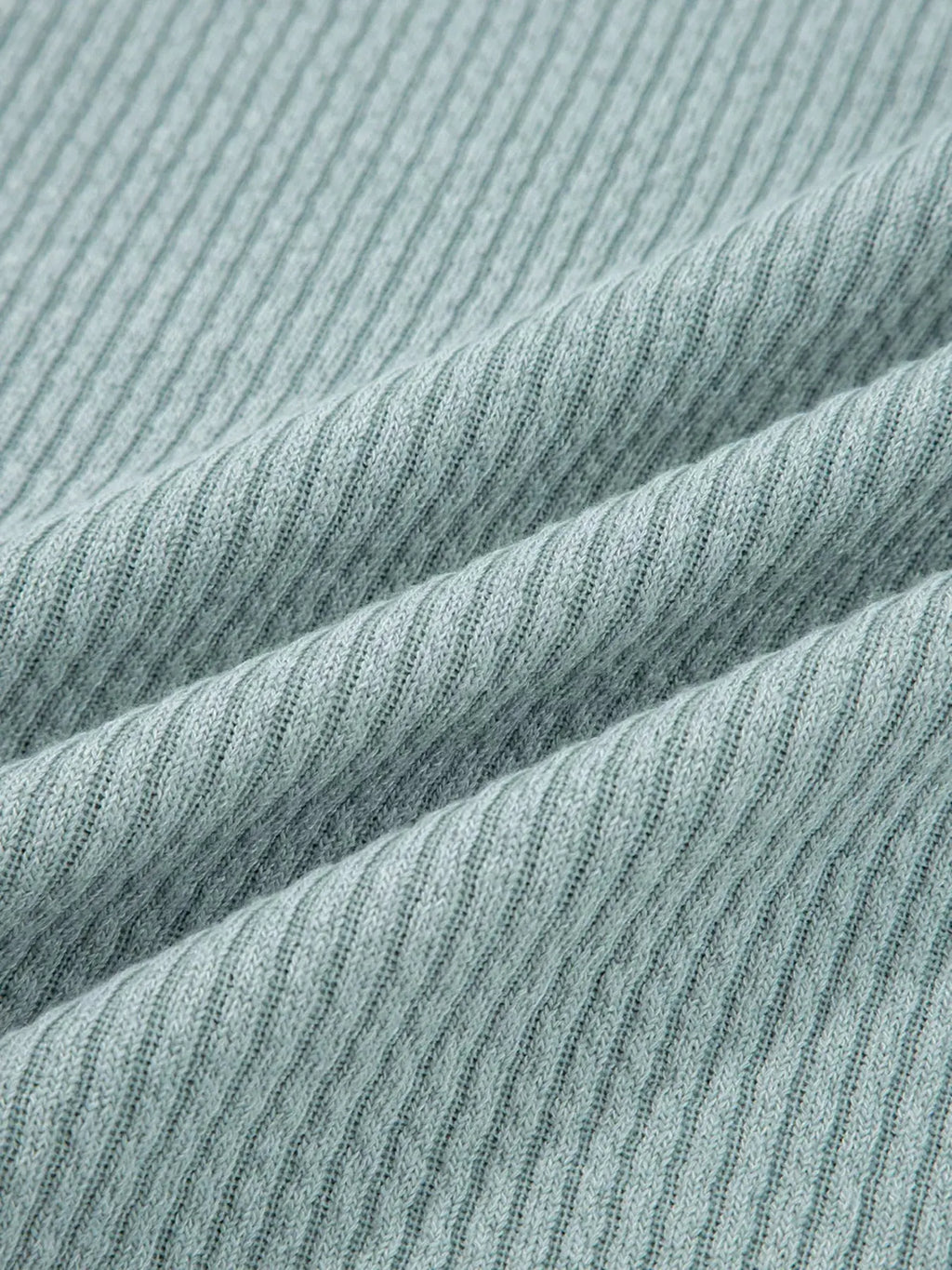 Ribbed Knit Drop Shoulder Hoodie