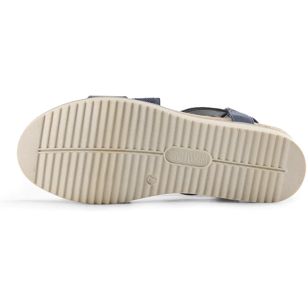New Dream Pairs Womens 9 Navy Blue Elastic Strap Open Toe Comfort Sandal Shoes
