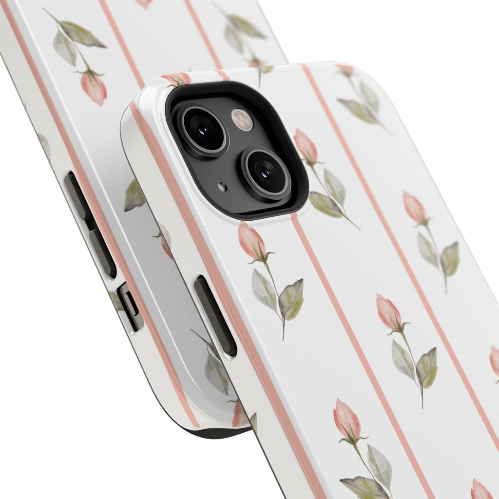 Customizable: Floral Impact-Resistant Phone Case, Chic Phone Cover