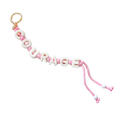 COURAGE ♡ bag charm for Breast Cancer Awareness