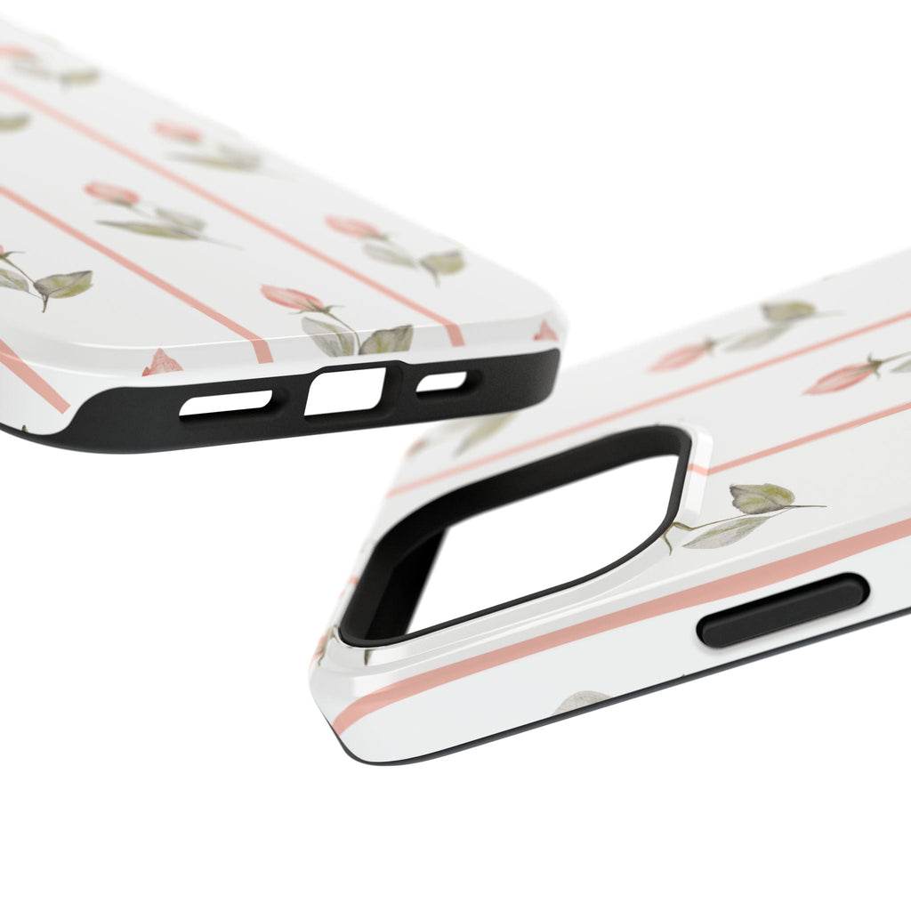 Customizable: Floral Impact-Resistant Phone Case, Chic Phone Cover