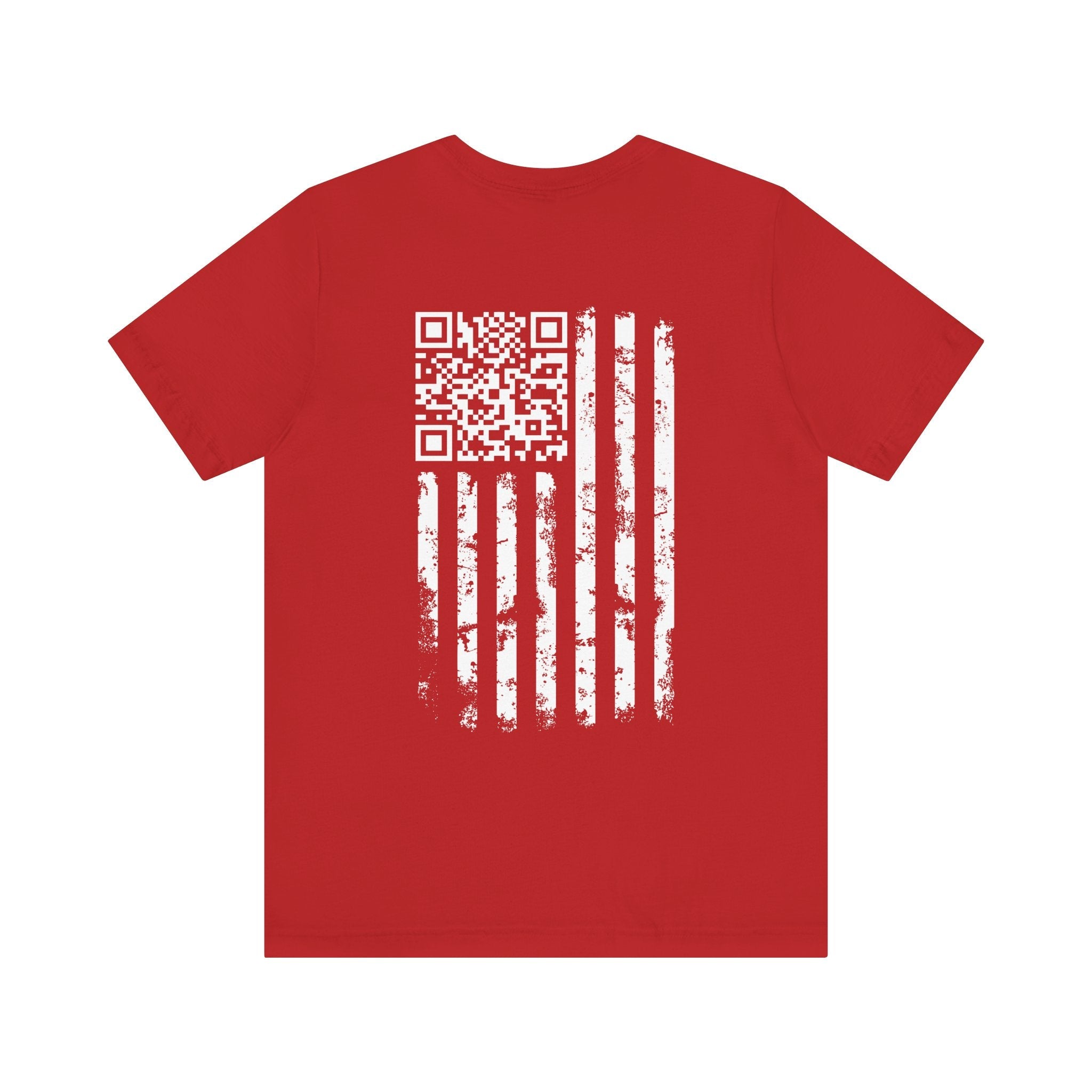 American Flag QR Code T-Shirt