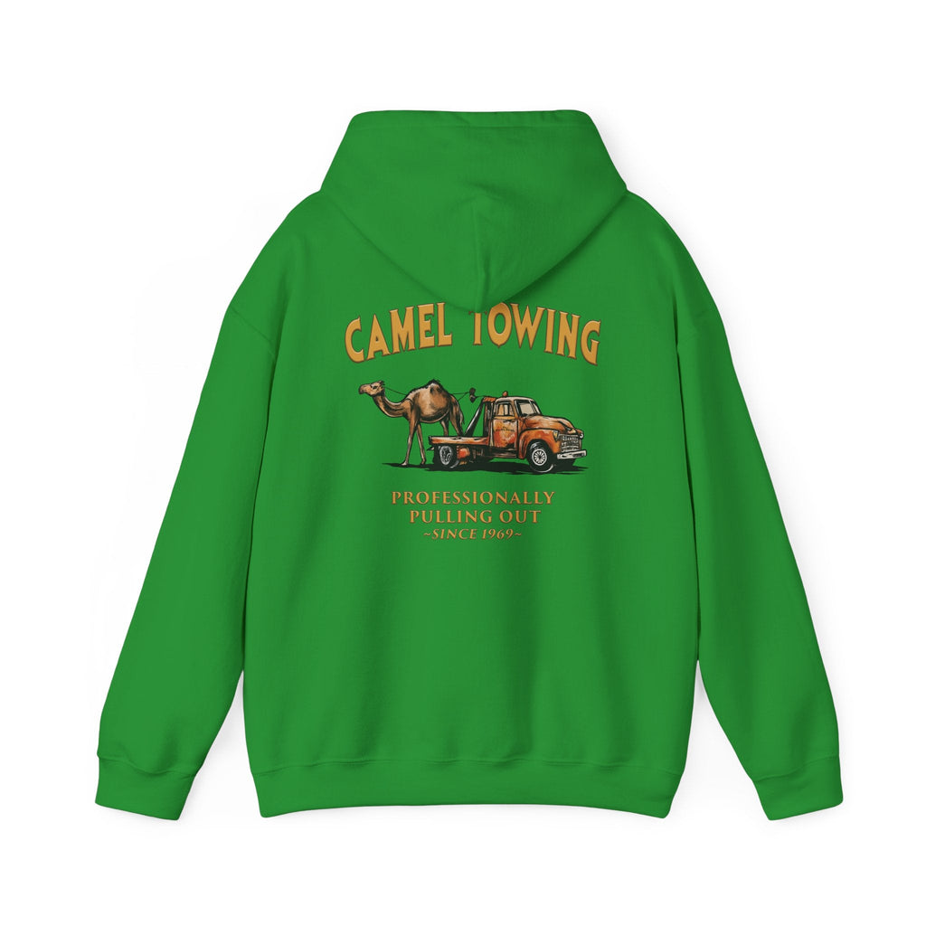 Camel Towing Back Hooded Sweatshirt