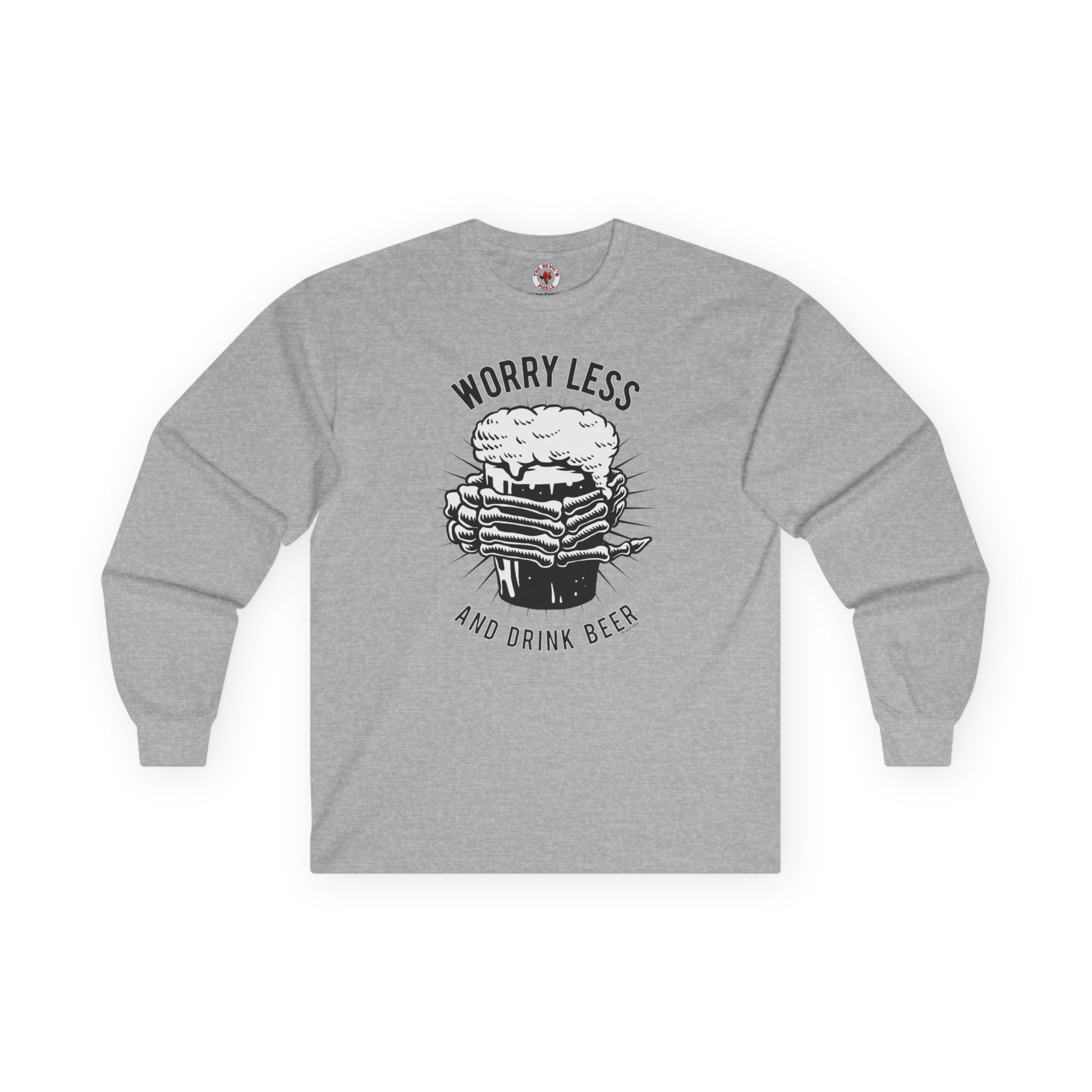 Worry Less and Drink Beer Long Sleeve Tee
