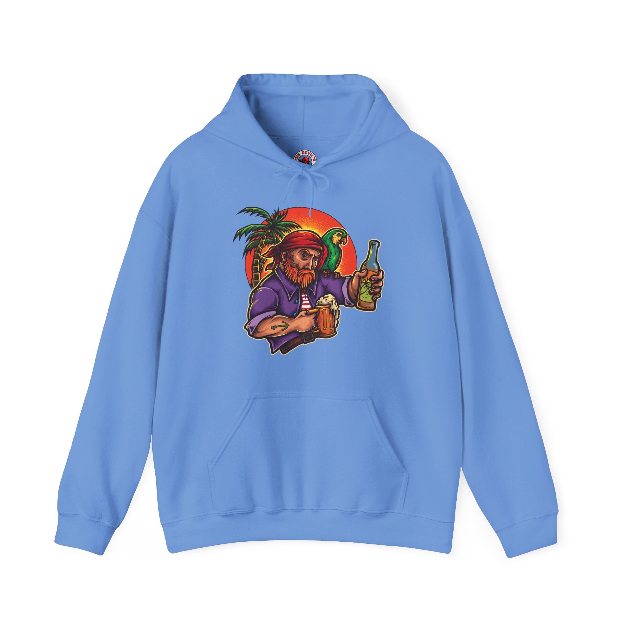 Sunset Pirate Beer Hooded Sweatshirt
