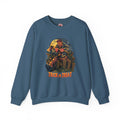Axe Wielding Zombie Trick or Treat Crewneck Sweatshirt