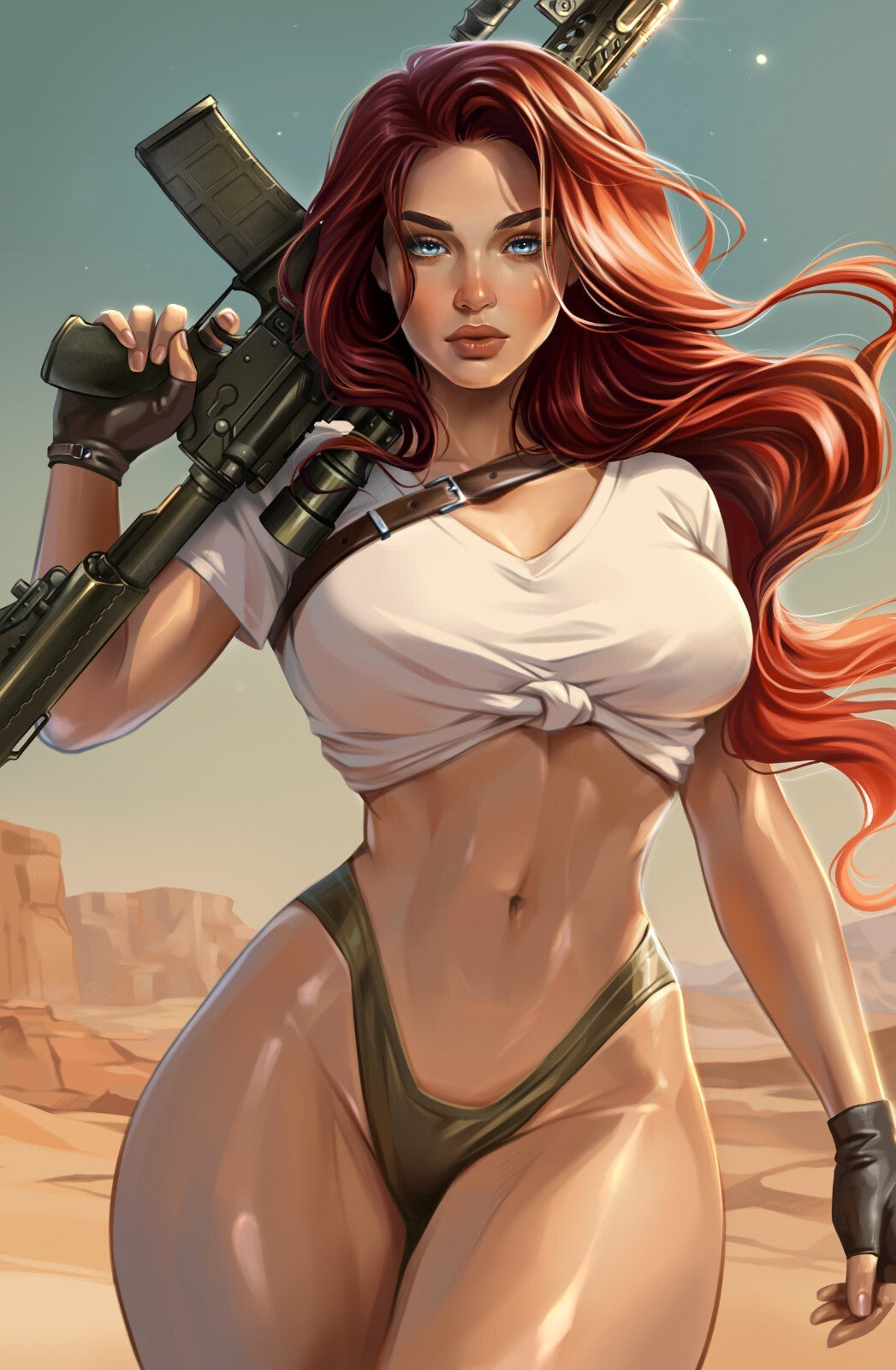 HEAT SEEKER EXPOSED #1 - KATYA SINYUKHINA COVER A VIRGIN VARIANT FANEXPO DALLAS LTD 250