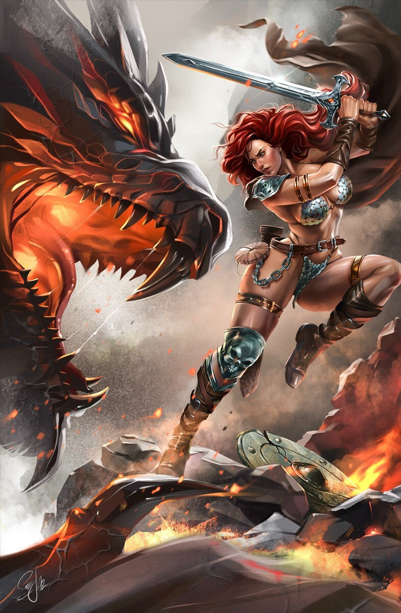 RED SONJA #16 - KATYA SINYUKHINA COVER A VIRGIN VARIANT LTD 300