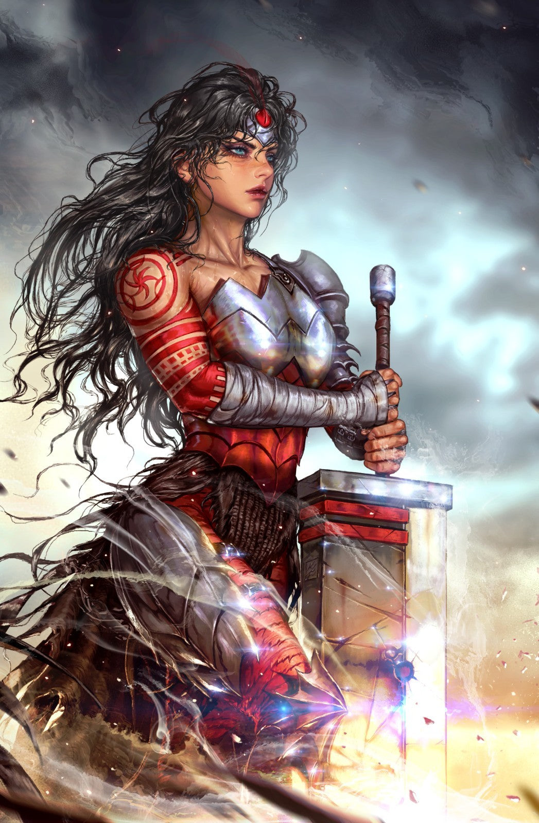 ABSOLUTE WONDER WOMAN #10 - KYUYONG EOM VIRGIN VARIANT SDCC EXCLUSIVE LTD 1000