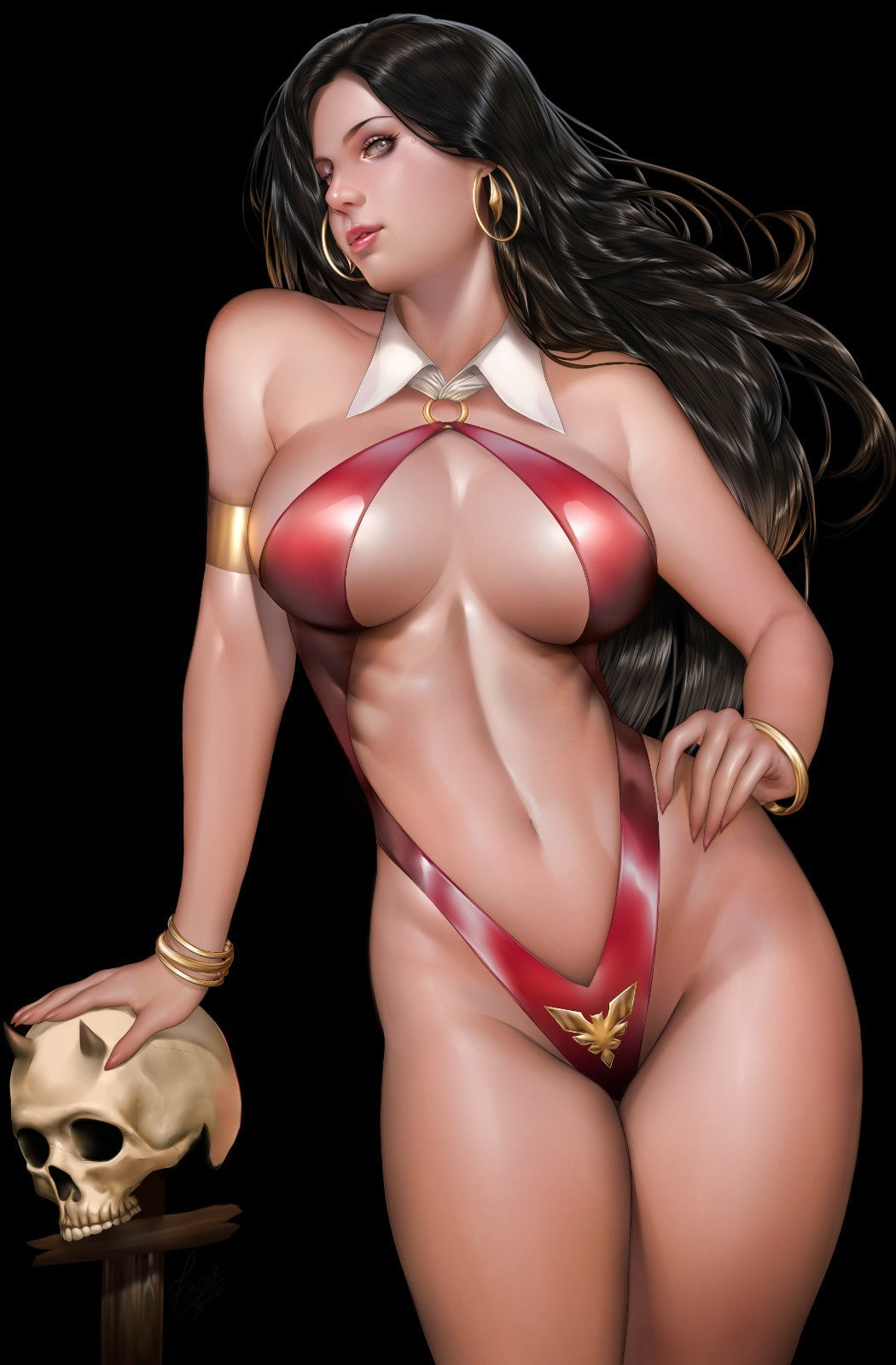 VAMPIRELLA ARMAGEDDON #1 - JOHN VASQUEZ WRAPAROUND COVER C SECRET SDCC 2025 LTD 100