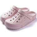 New Womens Size 8.5 Pink Breathable Slide On Non Slip Garden Clog Water Shoes
