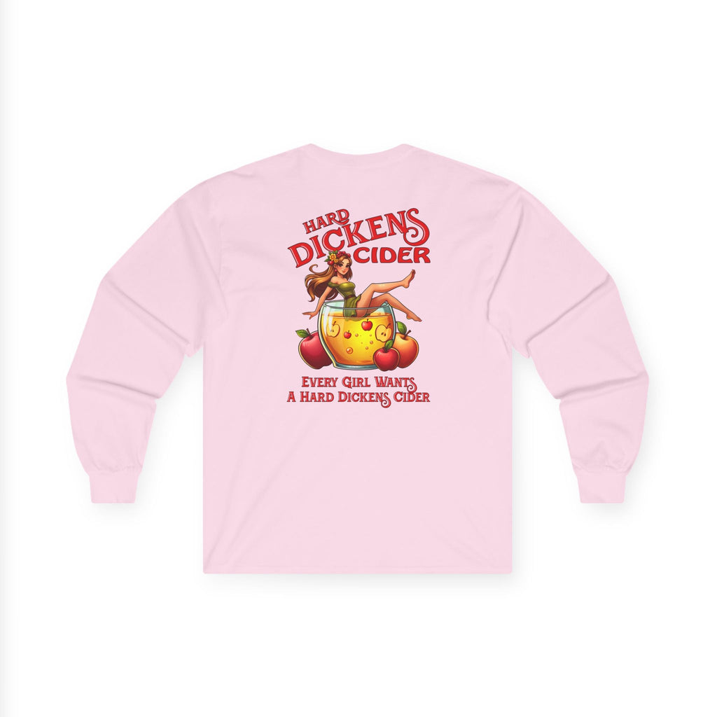 Hard Dickens Cider Front/Back Long Sleeve Tee
