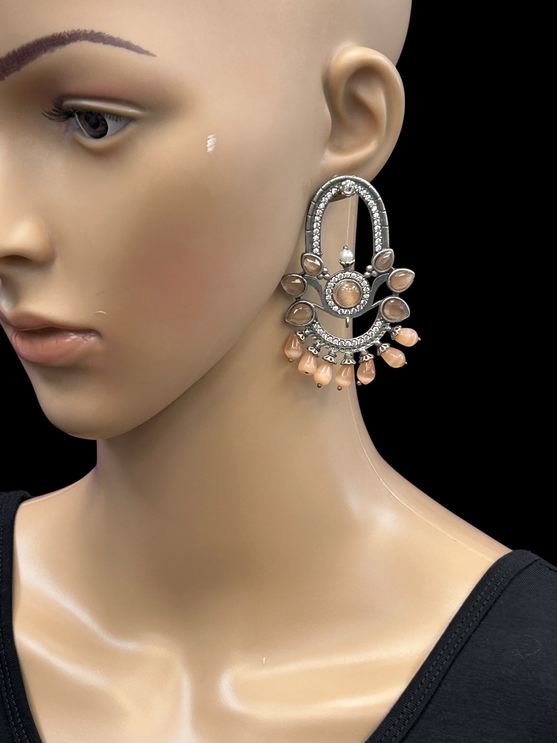 Oxidized earrings