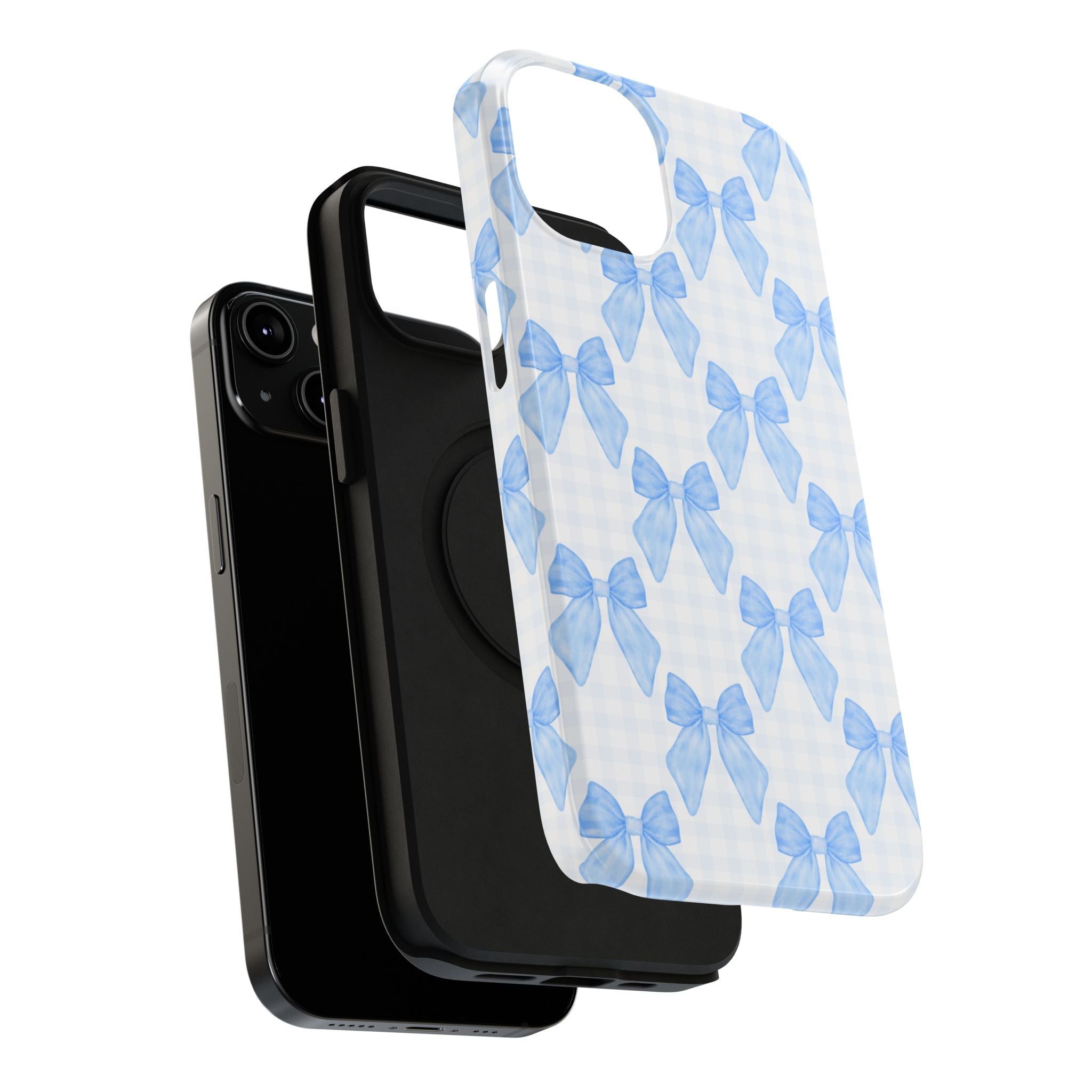 Customizable: Charming Bow Pattern Phone Case