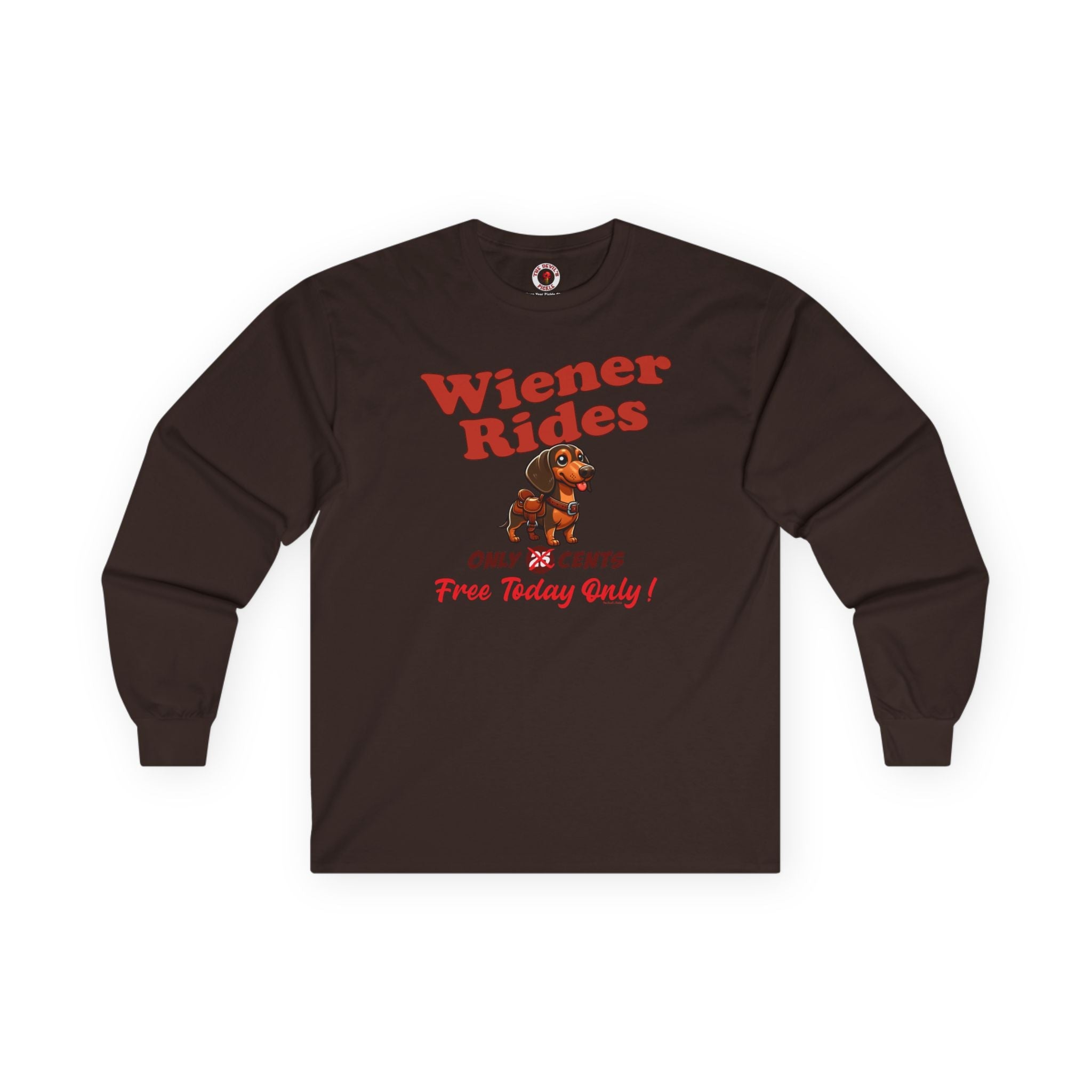 Free Wiener Rides Long Sleeve Tee