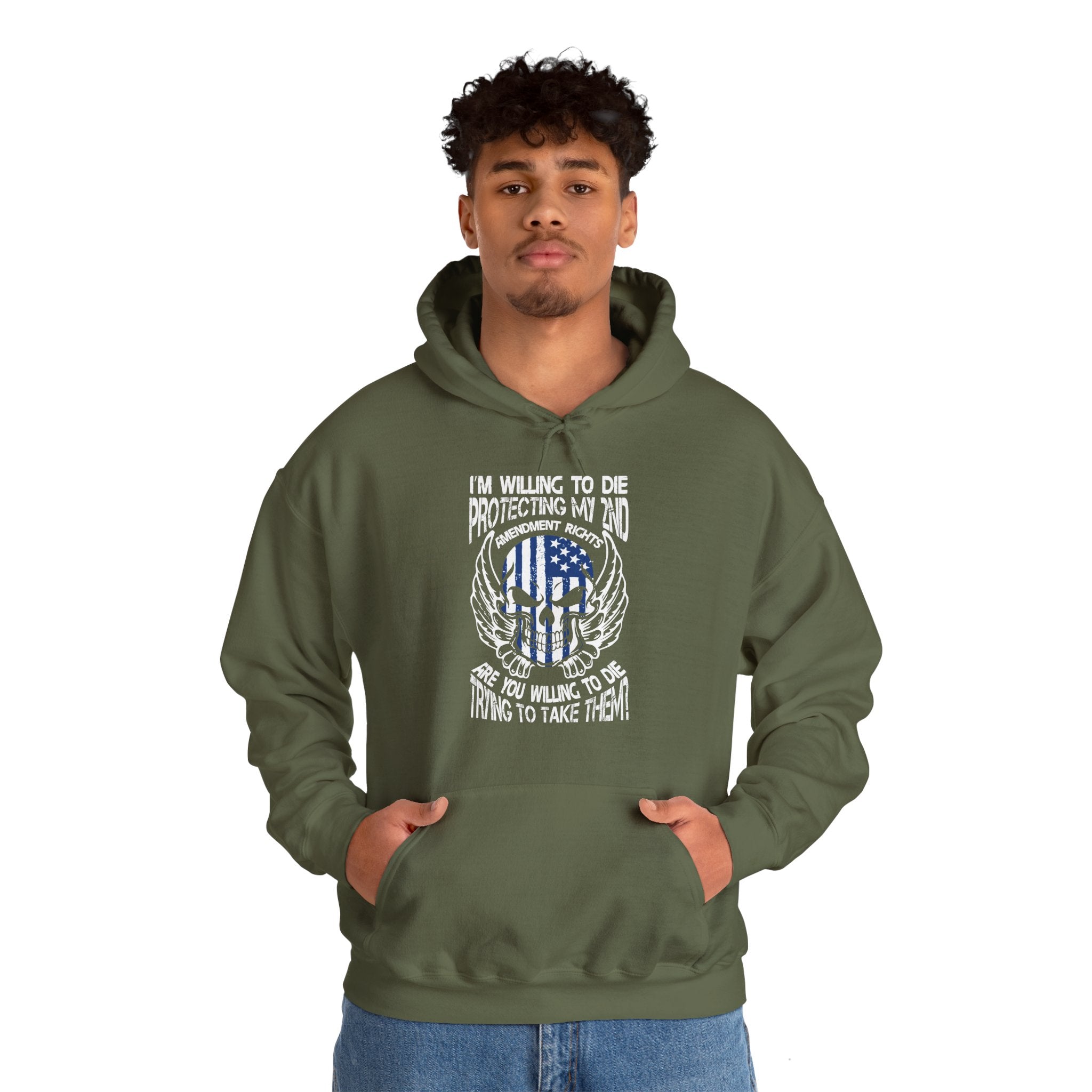 Protecting My 2nd Amendment Rights Hooded Sweatshirt