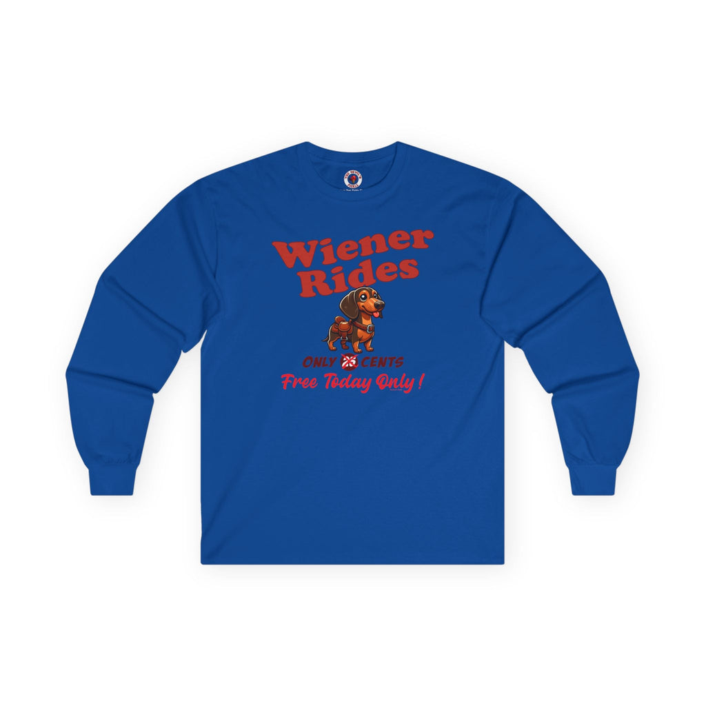 Free Wiener Rides Long Sleeve Tee
