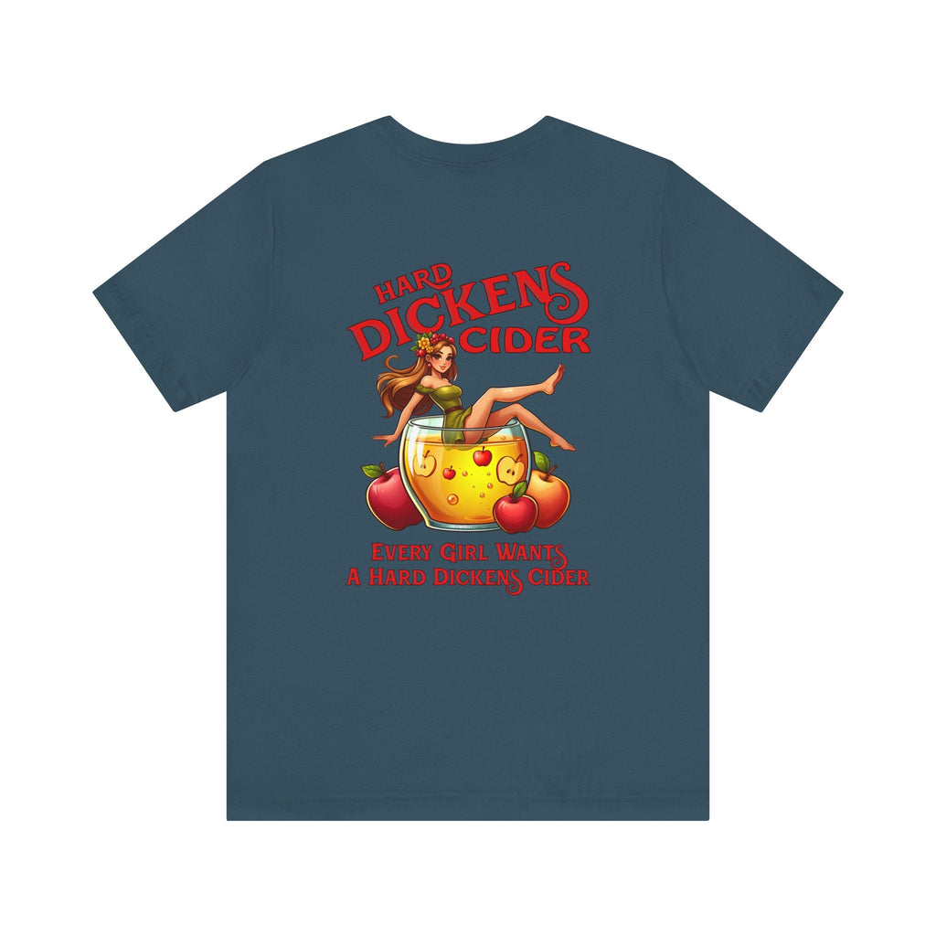Hard Dickens Cider Front/Back T-Shirt