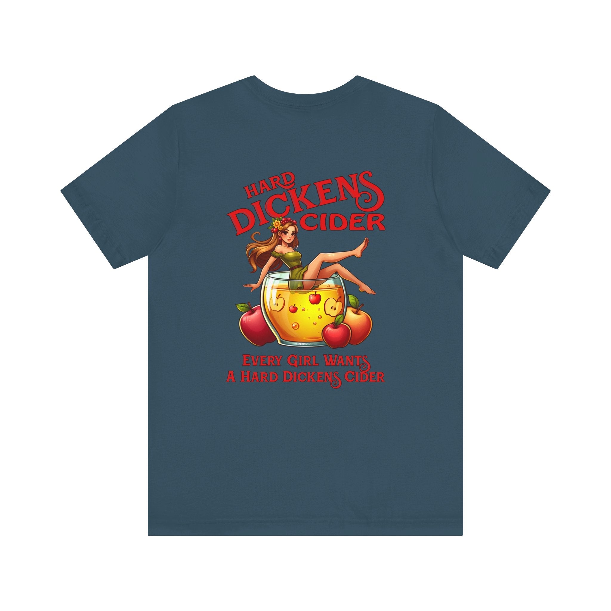 Hard Dickens Cider Front/Back T-Shirt